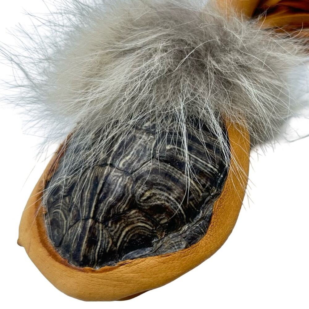 VINTAGE NATIVE AMERICAN TURTLE RATTLE - Picture 6 of 8